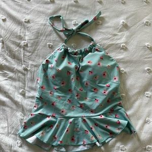 Janela Bay Peplum Swim Top